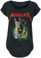Metallica - Guitare Bride Of Frankenstein - T-Shirt Manches courtes - Femme - noir