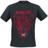 Metallica - Heart Skull - T-Shirt Manches courtes - Homme - noir