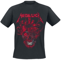 Metallica - Heart Skull - T-Shirt Manches courtes - Homme - noir