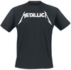 Metallica - Logo Texturé - T-Shirt Manches courtes - Homme - noir