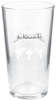Metallica - Master Of Puppets - Verre à bière - Unisexe - transparent