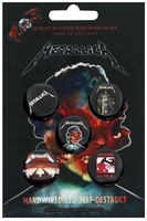 Metallica - Mix - Badge - Unisexe - multicolore