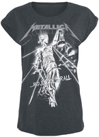 Metallica - Raining Light - T-Shirt Manches courtes - Femme - gris