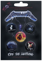 Metallica - Ride The Lightning - Badge - Unisexe - multicolore