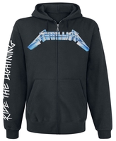 Metallica - Ride The Lightning - Sweat-shirt zippé à capuche - Homme - noir