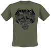 Metallica - Roam Blast Olive - T-Shirt Manches courtes - Homme - olive