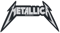Metallica - Shaped Logo - Patch - Unisexe - noir blanc