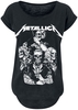 Metallica - S&M2 Crâne Costume - T-Shirt Manches courtes - Femme - noir