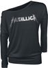 Metallica - Spiked Logo - T-shirt manches longues - Femme - noir