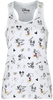Mickey & Minnie Mouse - Croquis - Top - Femme - blanc