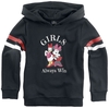 Mickey & Minnie Mouse - Enfants - Always Win - Sweat-Shirt à capuche - Femme - noir