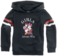 Mickey & Minnie Mouse - Enfants - Always Win - Sweat-Shirt à capuche - Femme - noir