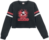 Mickey & Minnie Mouse - Enfants - Legend - Sweat-Shirt - Femme - noir
