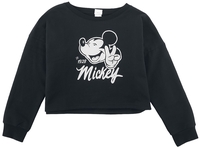 Mickey & Minnie Mouse - Enfants - Mickey Mouse - Sweat-Shirt - Femme - noir