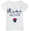 Mickey & Minnie Mouse - Enfants - Minnie Mouse - T-shirt - Femme - blanc