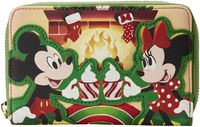 Mickey & Minnie Mouse - Loungefly - Hot Cocoa Fireplace - Portefeuille - Femme - multicolor
