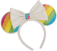 Mickey & Minnie Mouse - Loungefly - Minnie Sequins Arc-En-Ciel - Serre-tête - Femme - multicolore