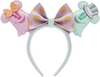 Mickey & Minnie Mouse - Loungefly - Minnie und Micky (Glow in the Dark) - Serre-tête - Femme - multicolor
