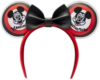 Mickey & Minnie Mouse - Loungefly - Mouseketeers - Serre-tête - Femme - rouge noir blanc