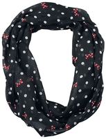 Mickey & Minnie Mouse - Minnie Mouse - Pois & Nœuds - Foulard - Femme - noir