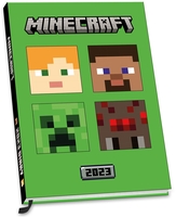 Minecraft - A5 Kalenderbuch 2023 - Agenda - Unisexe - multicolore