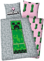 Minecraft - I Love Minecraft - Parure de lit - Unisexe - multicolore