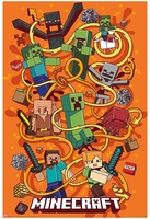 Minecraft - Wirbel - Poster - Unisexe - multicolore