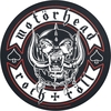 Motörhead - Biker - Patch - Unisexe - noir blanc rouge