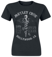 Mötley Crüe - Faded Feel Good Lyrics - T-Shirt Manches courtes - Femme - noir