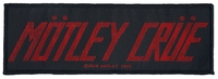 Mötley Crüe - Mötley Crüe Logo - Patch - Unisexe - noir rouge