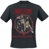 Mötley Crüe - SATD Tracklist - T-Shirt Manches courtes - Homme - noir