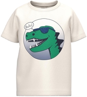 name it - Henne Shirt - Dino - T-shirt - Homme - blanc