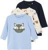 name it - Noma Boys 3er Pack - T-shirt manches longues - Homme - multicolore