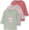 name it - Noma Girls 3er Pack - T-shirt manches longues - Femme - multicolore