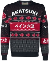 Naruto - Akatsuki - Pull de Noël - Homme - noir