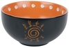 Naruto - Naruto Shippuden - Konoha - Bol à céréales - Unisexe - noir blanc orange