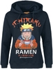 Naruto - Ramen - Sweat-shirt à capuche - Femme - marine