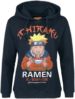 Naruto - Ramen - Sweat-shirt à capuche - Femme - marine