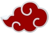 Naruto - Shippuden - Akatsuki Cloud - Lampe - Unisexe - rouge blanc