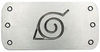 Naruto - Shippuden - Konoha Symbol Magnet - Magnet de frigo - Unisexe - couleur argent