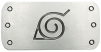 Naruto - Shippuden - Konoha Symbol Magnet - Magnet de frigo - Unisexe - couleur argent