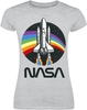 NASA - Rainbow - T-Shirt Manches courtes - Femme - gris
