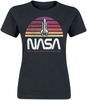 NASA - Sunset - T-Shirt Manches courtes - Femme - noir