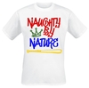 Naughty by Nature - Graffiti Logo - T-Shirt Manches courtes - Homme - blanc