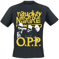 Naughty by Nature - Vintage OPP - T-Shirt Manches courtes - Homme - noir