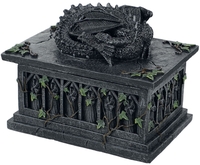 Nemesis Now - Dragon Tarot Card Box - Boîte de rangement - Unisexe - gris