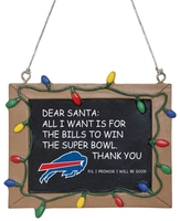 NFL - Buffalo Bills - Tafelschild - Boules - Unisexe - multicolore
