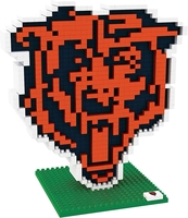 NFL - Chicago Bears - 3D BRXLZ - Logo - Jouets - Unisexe - multicolore
