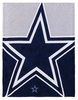 NFL - Dallas Cowboys - Kuschelige Plüschdecke - Couverture - Unisexe - argent bleu