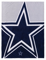 NFL - Dallas Cowboys - Kuschelige Plüschdecke - Couverture - Unisexe - argent bleu